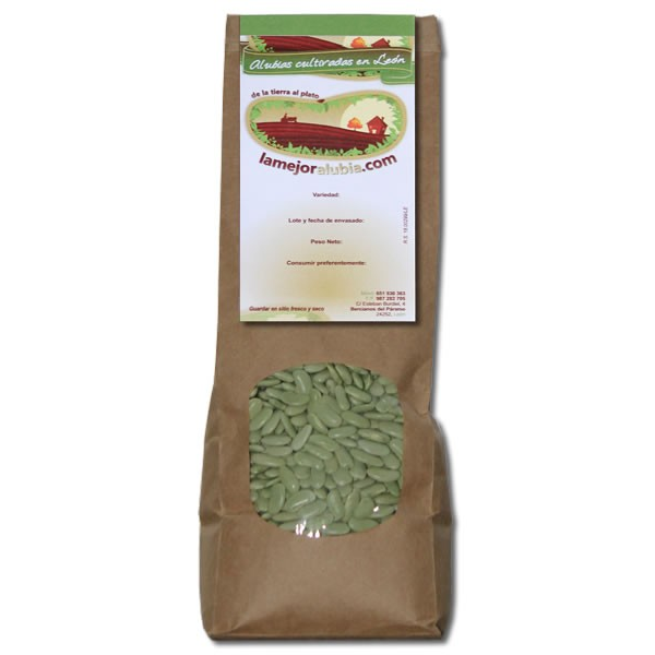Alubia verdina 1 Kg cultivada en León