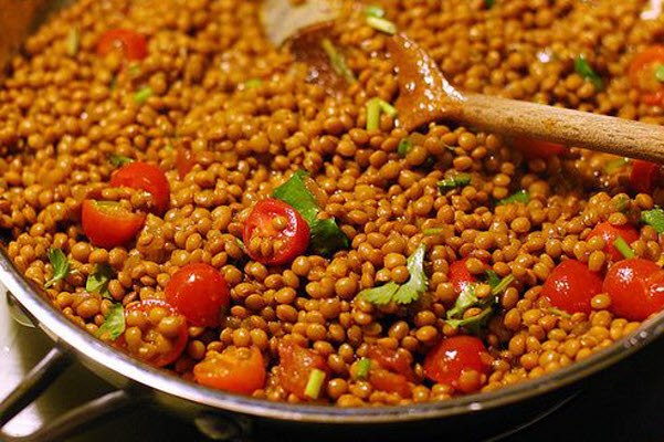 recetas lentejas con semillas de girasol