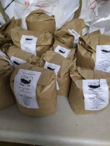 legumbres preparadas para el envío