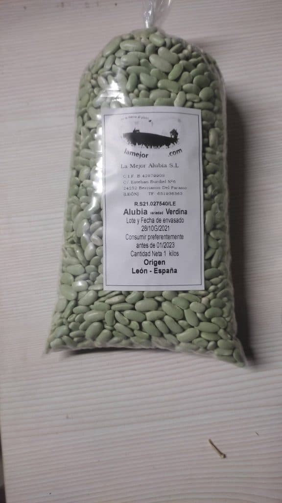 Alubia Verdina origen España